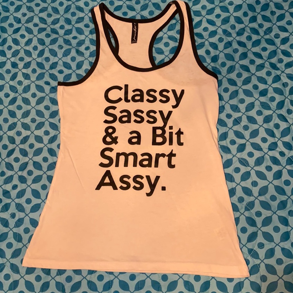 Womens Graphic Tank Top size Large